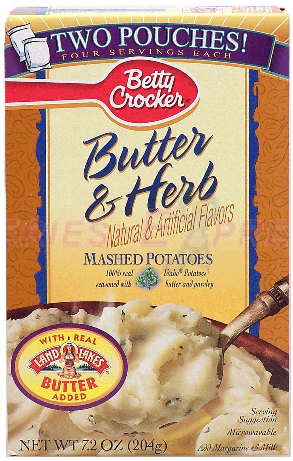 Betty Crocker&nbsp;&nbsp;butter & herb instant mashed potatoes Full-Size Picture